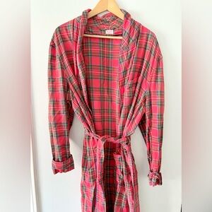 Vintage Brooks Brothers Brookflannel Robe, Royal Steward Tartan
